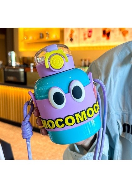 316 Paslanmaz Çelikten Yapılmış Pipetli Çocuk Su Bardağı (Yurt Dışından)