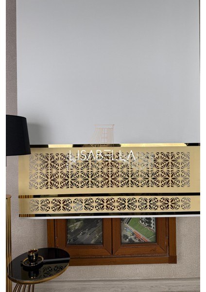 Eliteline – Gold Ara Renkli Lüks Lazer Stor Perde fırsatları