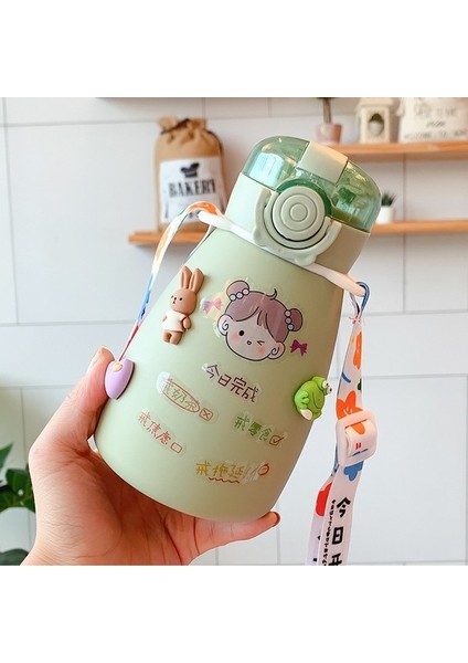 Küçük Çocuk Paslanmaz Çelik Su Bardağı 460ML (Yurt Dışından)