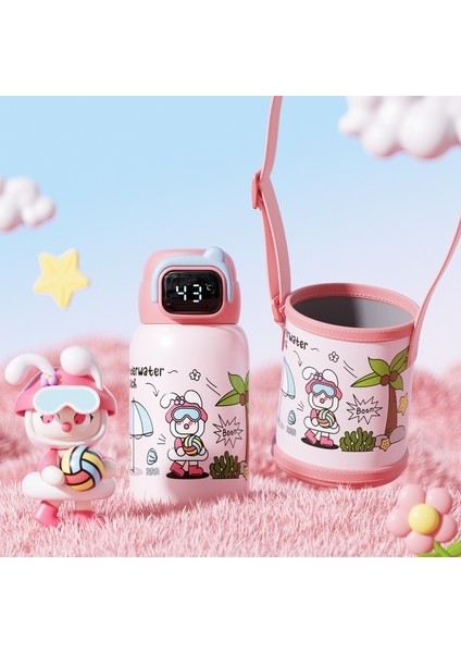 Akıllı Sıcaklık Göstergesi 316 Paslanmaz Çelik Çift Içecek Çocuk Termal Su Bardağı Çocuk Noel (Yurt Dışından)