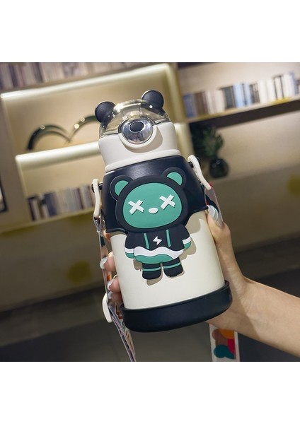 Karikatür Isı Yalıtımı Çocuk Su Isıtıcısı 500ML (Yurt Dışından)