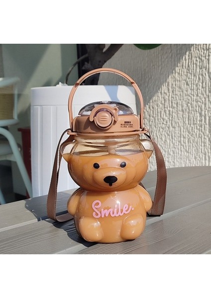 1000 ml Sevimli Karikatür Ayı Su Şişesi (Yurt Dışından)