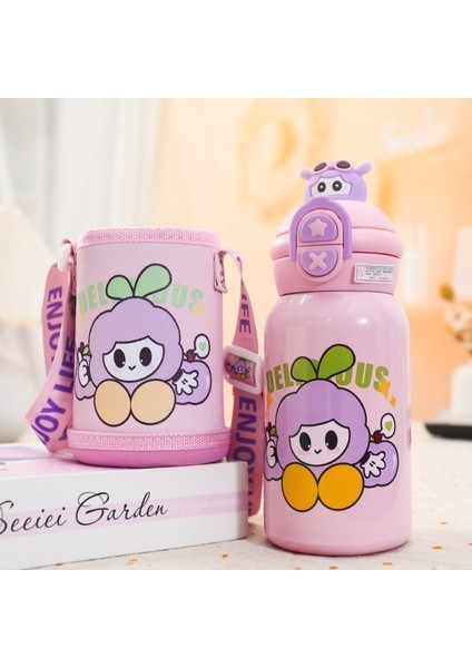 Çocuk Paslanmaz Çelik Su Şişesi 316 Paslanmaz Çelik Malzeme 500ML (Yurt Dışından)