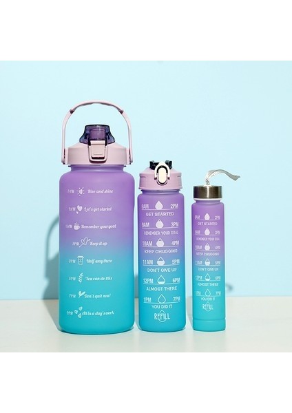 Üç Parça Cingo Degrade Büyük Kapasiteli Su Bardağı (Yurt Dışından)