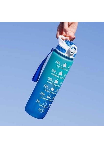Sports Büyük Kapasiteli Su Şişesi 1000ML (Yurt Dışından)