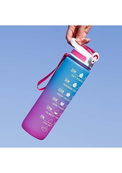 Sports Büyük Kapasiteli Su Şişesi 1000ML (Yurt Dışından)