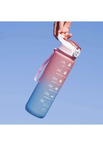 Sports Büyük Kapasiteli Su Şişesi 1000ML (Yurt Dışından)