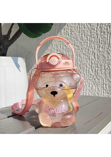 1000 ml Sevimli Karikatür Ayı Su Şişesi (Yurt Dışından)