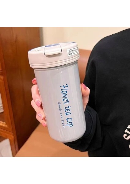 Huni ve Pipetli 304 Paslanmaz Çelik Su Bardağı (Yurt Dışından)