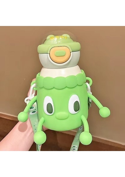 Taşınabilir Karikatür Su Şişesi 316 Paslanmaz Çelik Malzeme Çocuk Su Şişesi 500ML (Yurt Dışından)