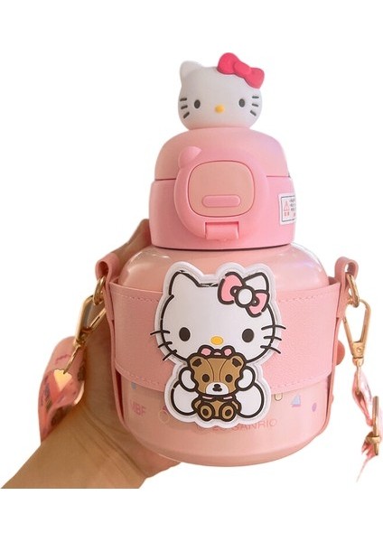 Çizgi Film Karakteri Şeklinde 316 Paslanmaz Çelik Yalıtımlı Çocuk Su Bardağı (Yurt Dışından)