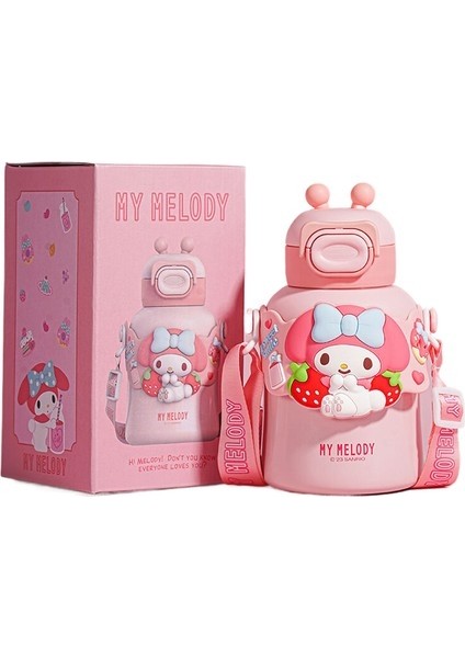 Karikatür 316 Paslanmaz Çelik Çocuk Su Şişesi Çocuk 480ML (Yurt Dışından)