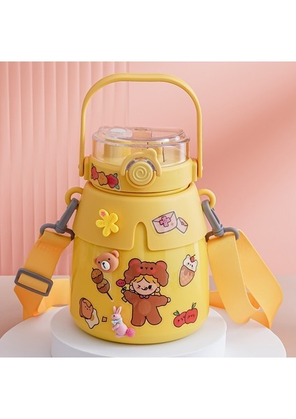 Karikatür Desenli Çocuk Su Şişesi 1000ML (Yurt Dışından)