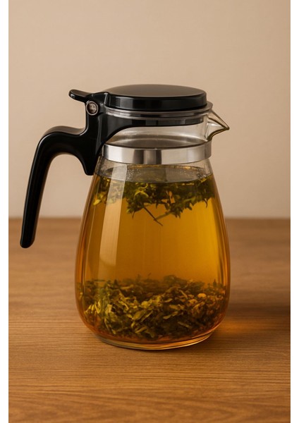 Borosilikat Cam Clearbrew Cam Demlik – 900 ml Şeffaf