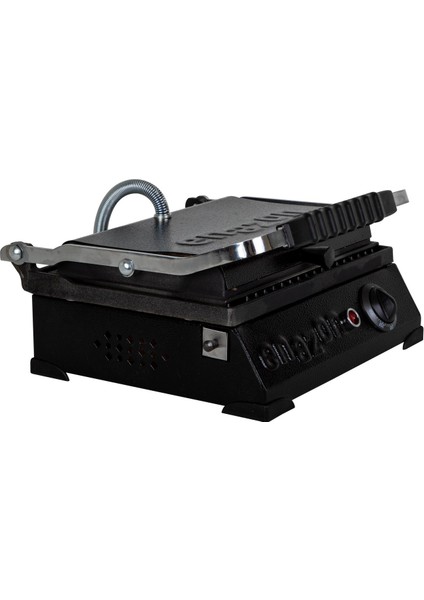 8 Dilim Elektrikli Saf Demir Döküm Tost Makinesi (Döküm 30X23) - Siyah (Endüstriyel Kalitesinde)