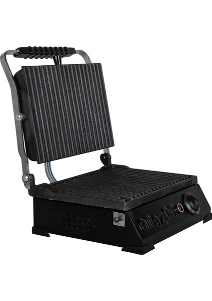 8 Dilim Elektrikli Saf Demir Döküm Tost Makinesi (Döküm 30X23) - Siyah (Endüstriyel Kalitesinde) fiyatları