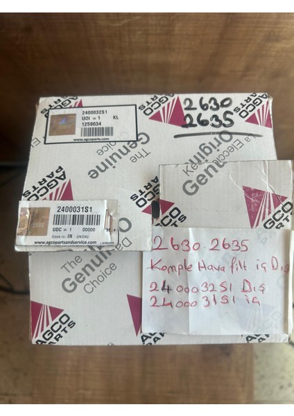 Massey Ferguson 2630-2635 Hava Filitresi Takım Agco indirimleri