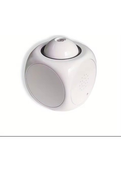 Duvara Yansıtmalı Projeksiyon Dijital Ingilizce Konuşan USB Şarjlı ve Pilli Alarmlı Yatak Başucu Uyandırma Servisi Masa Saati (Beyaz) fırsatları