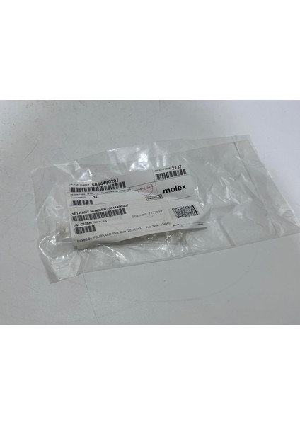 504449-0207 Pico-Clasp Smt Konnektör 10 Adet fiyatları