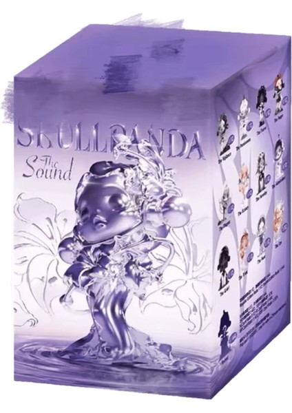 Pop Mart Skullpanda Ses Serisi Süper Sevimli Kör Kutu El Modası SP13 Nesil Bebek Hediye Modeli Dekorasyon Anavatan Versiyonu Renk: Rastgele 1 Adet (Yurt Dışından)