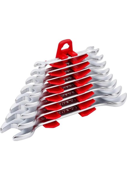 Çatal İki Ağız Anahtar Takımı Kısa Boy 8'Li