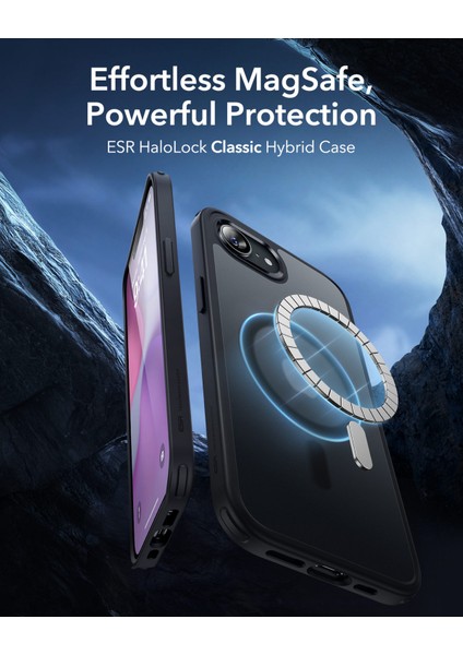 Iphone 16E Halolock Magsafe Classic Hybrid Silikon Kılıf modelleri