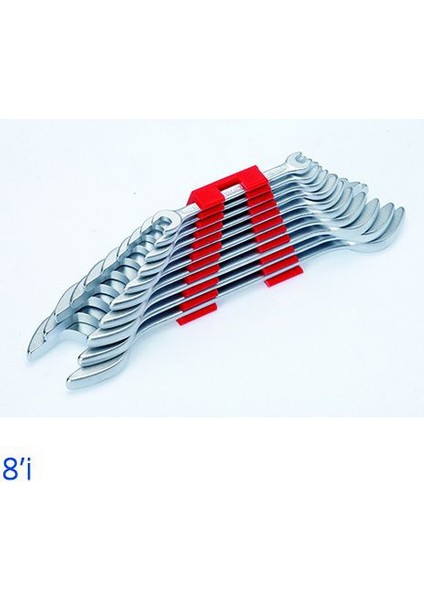 Çatal İki Ağız Anahtar Takımı Kısa Boy 8'Li fırsatları