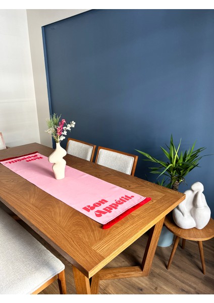 Kırmızı Püsküllü, Bon Appetit Desen 40X140CM Runner fiyatları