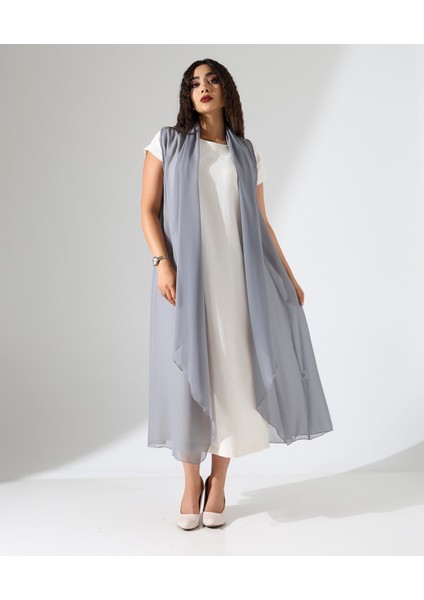 Şal Yaka Şifon Yelek fiyatları