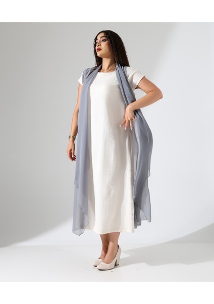 Şal Yaka Şifon Yelek modelleri