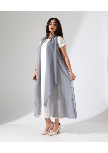 Şal Yaka Şifon Yelek fırsatları