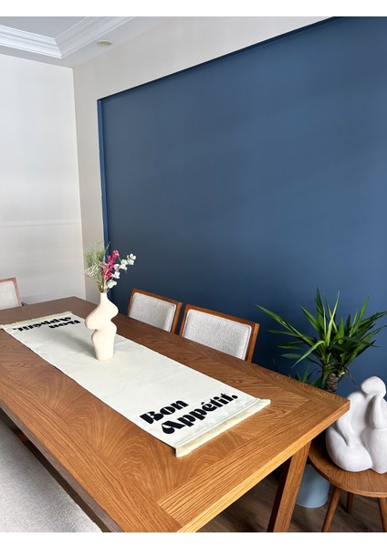 Krem Püsküllü, Bon Appetit Desen 40X140CM Runner fiyatları
