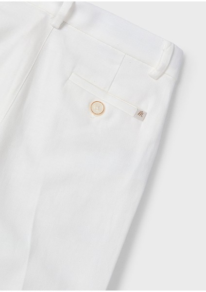 Erkek Çocuk Keten Pantolon Krem 3563 fırsatları
