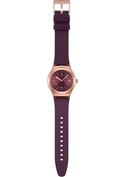 YIG401 Swatch Burgundy Story Unisex Kol Saati fiyatları