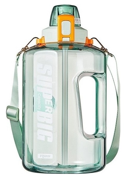 Açık Saman Su Bardağı Fitness Su Isıtıcısı Uzay Kupası Çift Kullanımlı Halat Spor Şişesi 2500 Ml. (Yurt Dışından) fiyatları