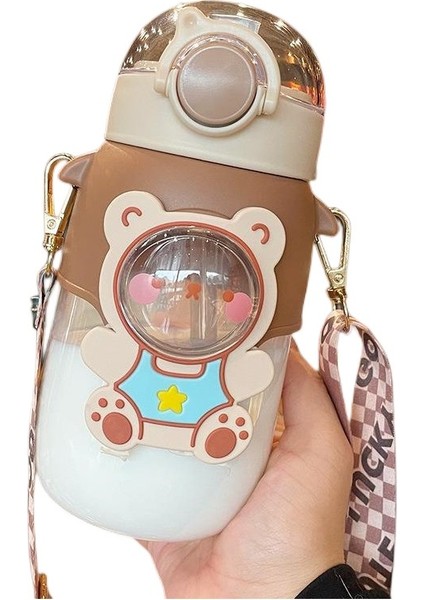 Puni 700 Ml. Taşınabilir Hasır Bardak Öğrenci Plastik Su Bardağı (Yurt Dışından)