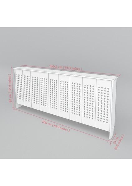 Kalorifer Petek Kaplama Dresuar ( 180 cm ) Petek Önü Dresuar BPKM003