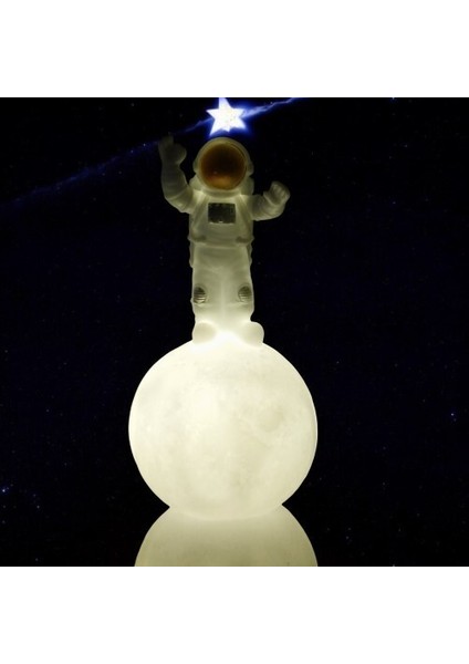 Astronot Şekilli Gece ve Masa Lambası