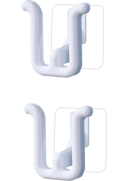 Güçlü Plastik Yapışkanlı Banyo Mutfak Hol Vb. Alanlar Için Çok Amaçlı Askı Terlik Askısı modelleri