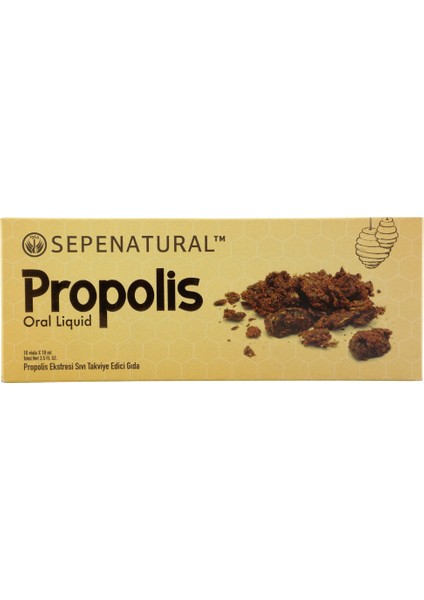 Propolis Su Bazlı Sıvı Ekstraktı 10 Ampul x 10 ml x 300 mg fiyatları