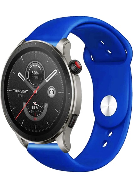 Amazfit Gtr 4 Akıllı Saat ile Uyumlu Yumuşak Dokulu Silikon Kordon Kayış