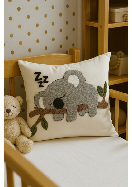 Koala Punch Kırlent Kılıfı