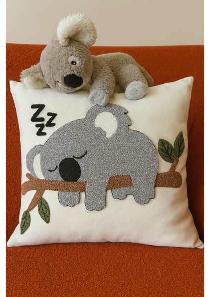 Koala Punch Kırlent Kılıfı