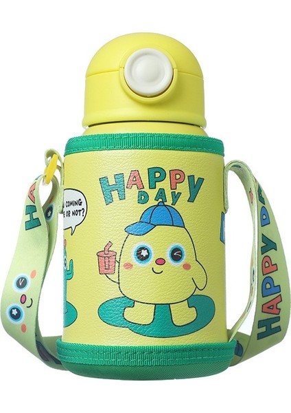 Anti-Sızıntı Çocuklar Karikatür Su Isıtıcısı 450ML (Yurt Dışından)