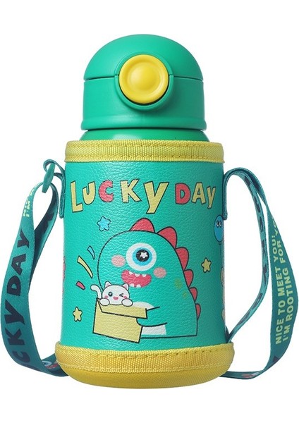 Anti-Sızıntı Çocuklar Karikatür Su Isıtıcısı 450ML (Yurt Dışından)