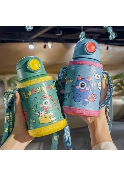 Anti-Sızıntı Çocuklar Karikatür Su Isıtıcısı 450ML (Yurt Dışından) fiyatları