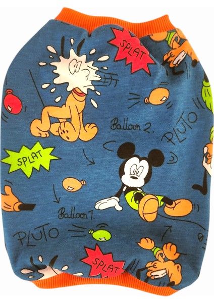 Kedi Köpek Kıyafeti Mıckey Tshirt
