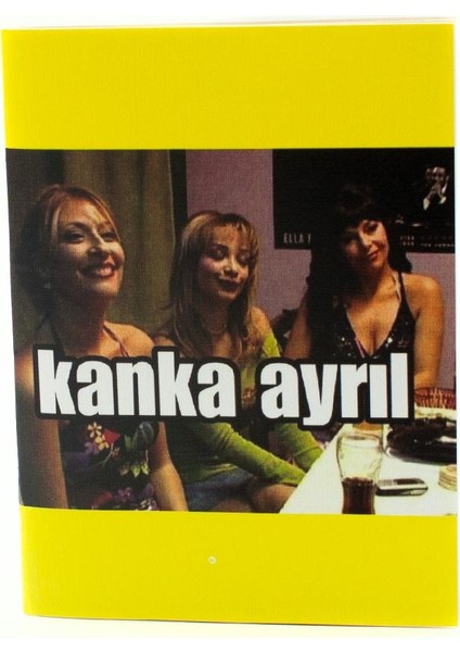 Kanka, Ayrıl! Çanta Boy Not Defteri - Çizgisiz Defter A6 Notebook