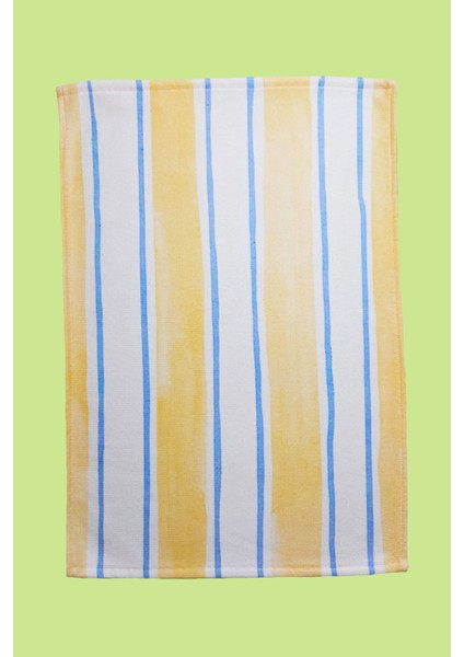 Bread & Croissant Desen, Dekoratif Mutfak Fırın Havlusu, 3 Adet 35X50CM Pamuk Havlu