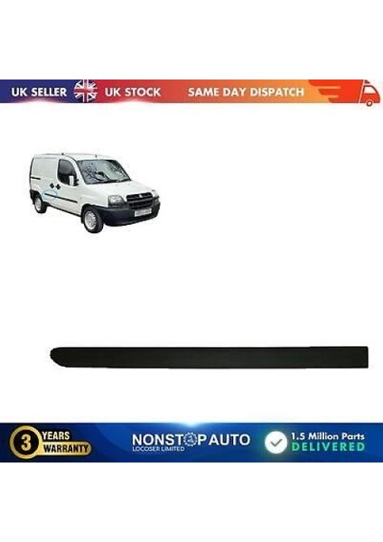 Fiat Doblo Em 2001-06, Kapı Bandı Arka Sağ Klıpslı (Oem NO:735294280)